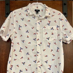 Forever 21 Parrot Button Down